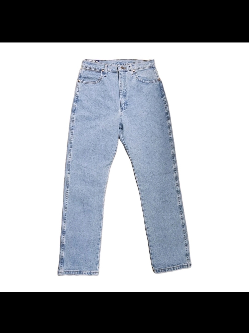 New Wrangler Cowboy Cut 14 MWZ High Rise 11x32 Jeans Women Size 10 Tapered Leg - Picture 14 of 16